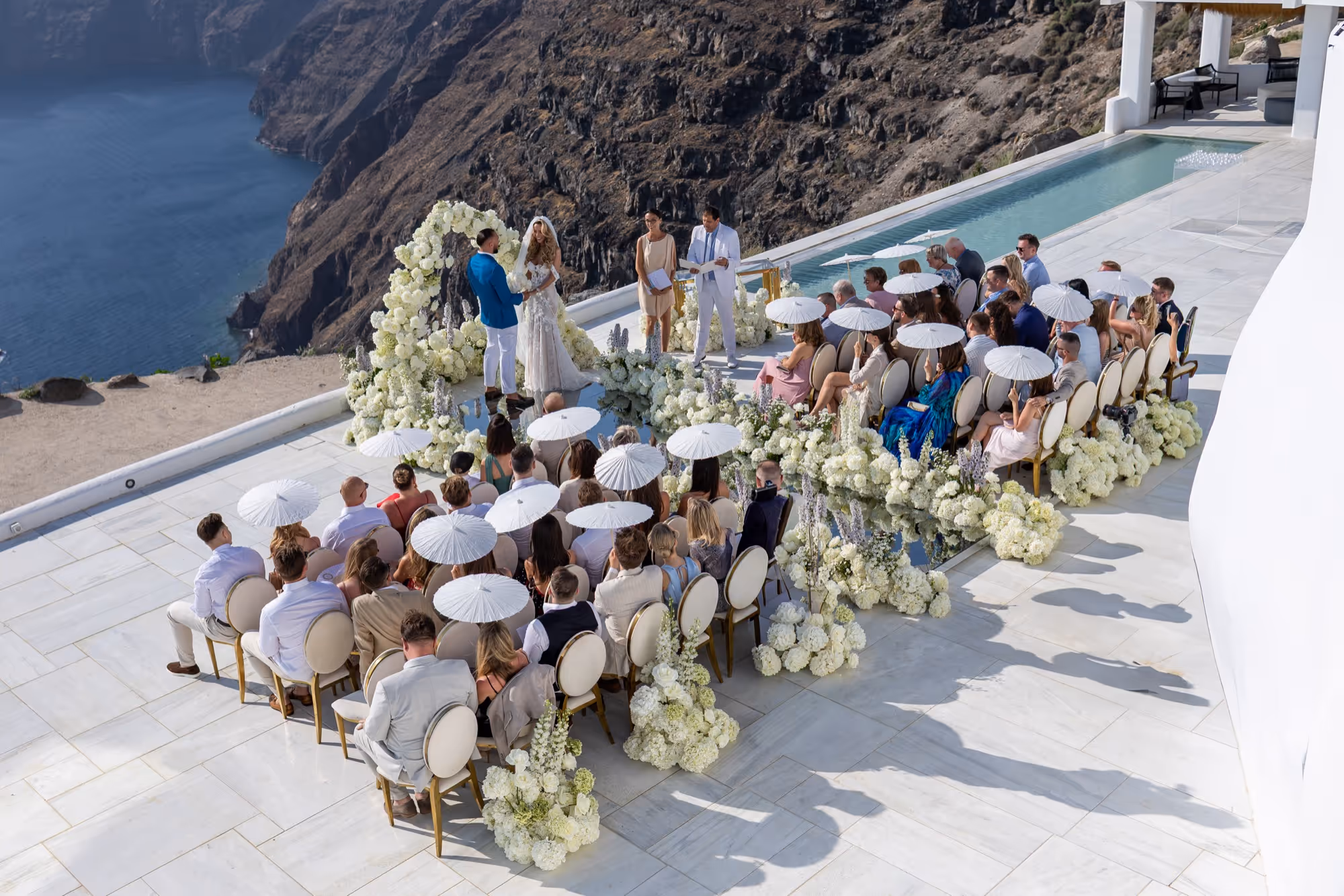 Wedding in Santorini Photo no. 88