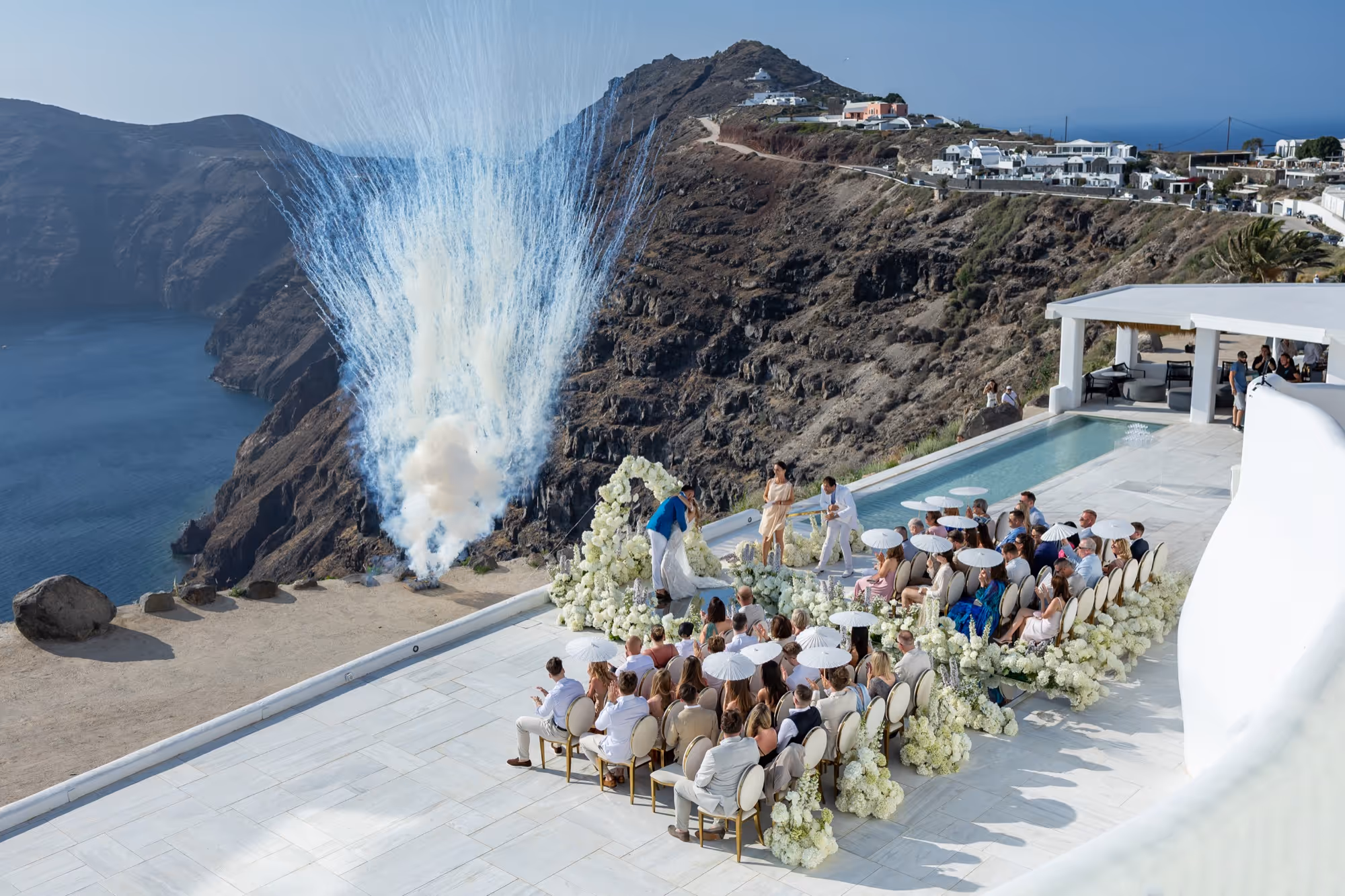 Wedding in Santorini Photo no. 94